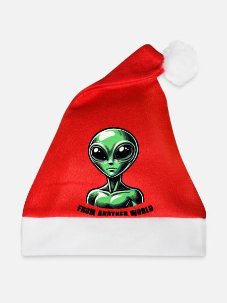 Alien Comic - Weihnachtsmütze - Rot