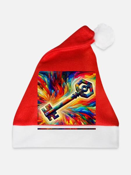 Schlüssel - Weihnachtsmütze - Rot