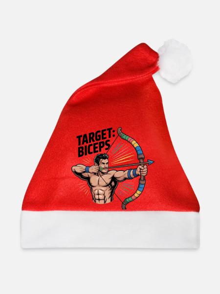Target Biceps Training - Weihnachtsmütze - Rot