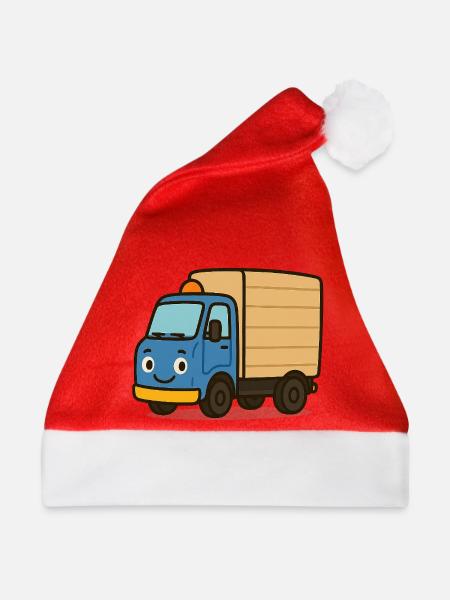 LKW - Weihnachtsmütze - Rot