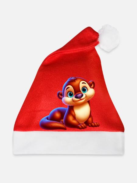 Otter - Weihnachtsmütze - Rot