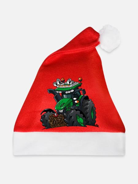 1095_GroeneTrekker - Weihnachtsmütze - Rot