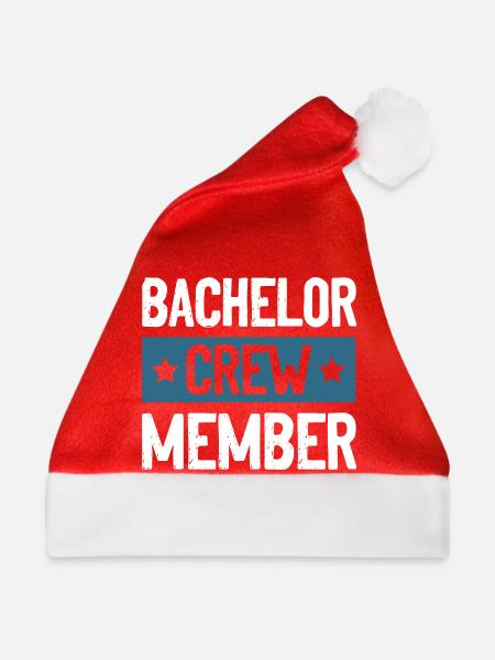 Bachelor Crew - Weihnachtsmütze - Rot