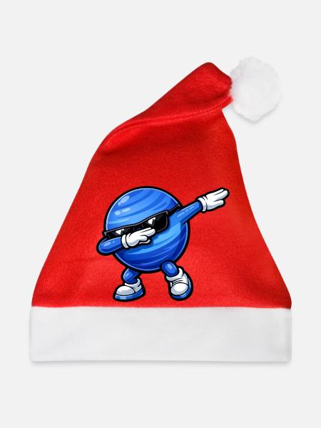 Dabbing Neptun - Weihnachtsmütze - Rot