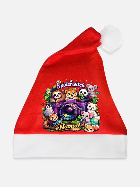 Kamera Tiersafari - Weihnachtsmütze - Rot