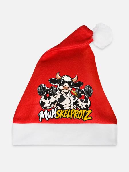 Muhskelprotz - Muskelprotz - Weihnachtsmütze - Rot