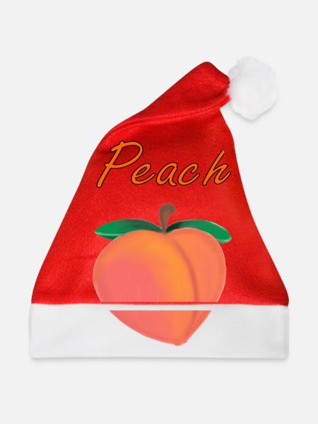 Peach - Pfirsich - Weihnachtsmütze - Rot