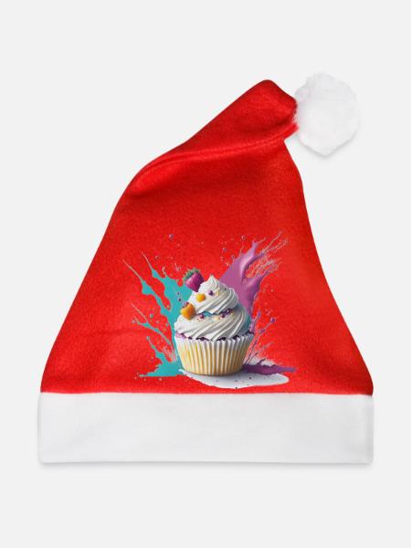 Sweet Cupcake - Weihnachtsmütze - Rot