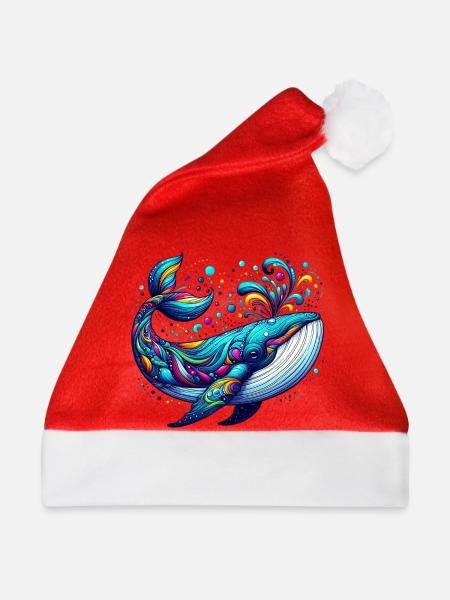 Wal - Weihnachtsmütze - Rot