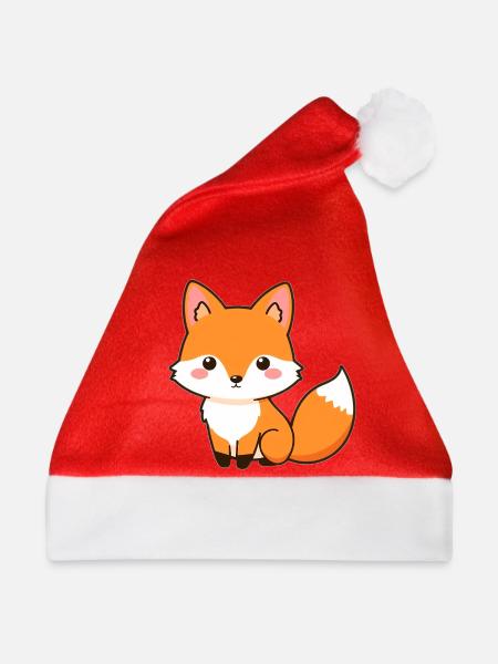 Fuchs - Weihnachtsmütze - Rot