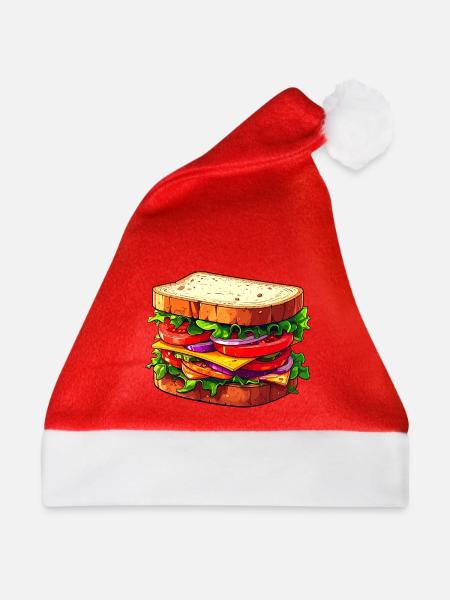 Sandwich - Weihnachtsmütze - Rot