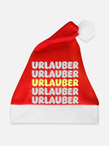 Beruf Urlauber - Weihnachtsmütze - Rot