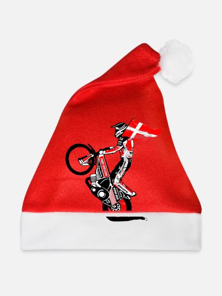 Speedway Driver - Denmark - Weihnachtsmütze - Rot