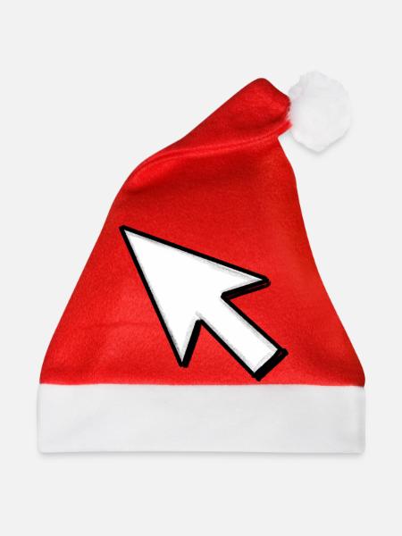 Cursor: Click mich! - Weihnachtsmütze - Rot