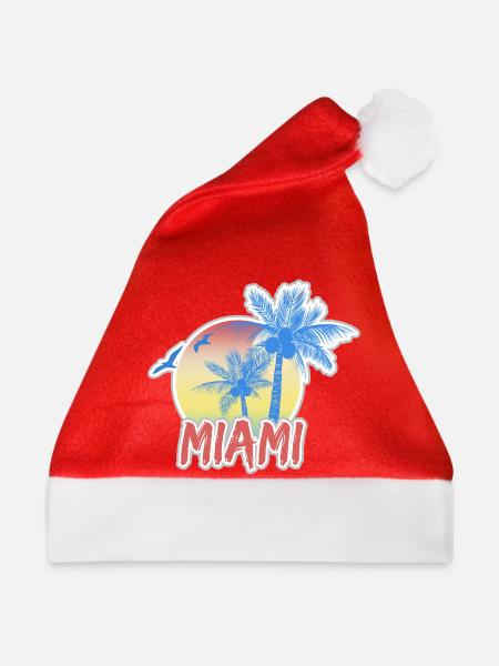 Strand Miami - Weihnachtsmütze - Rot