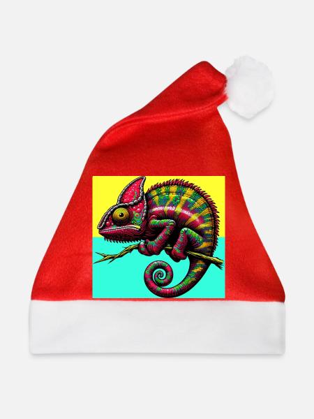 Chamäleon - Weihnachtsmütze - Rot