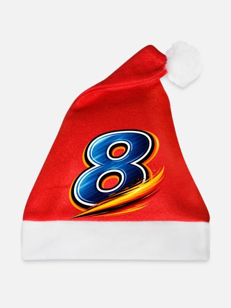 Nummer 8 Fußball Shirt Mittelfeld Allrounder - Weihnachtsmütze - Rot