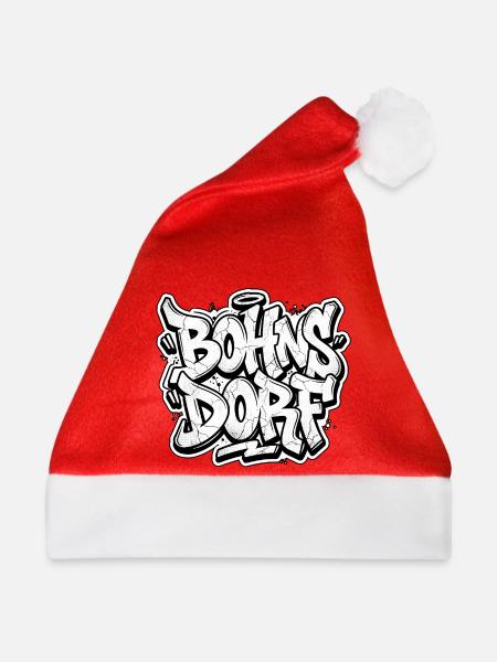 Bohnsdorf Berlin Graffiti - Weihnachtsmütze - Rot