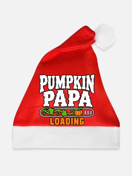 Kürbis Papa Loading - Weihnachtsmütze - Rot
