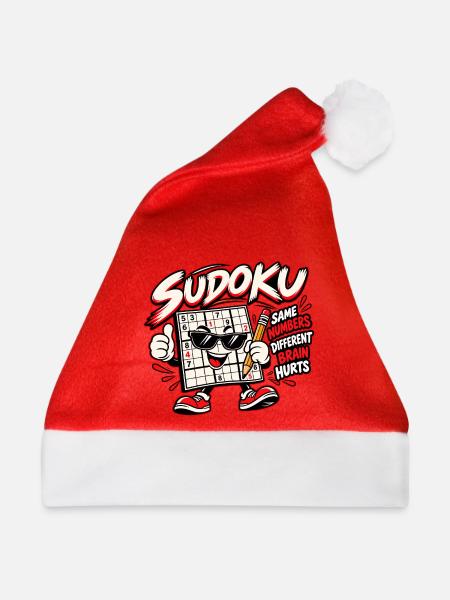 Sudoku - Weihnachtsmütze - Rot