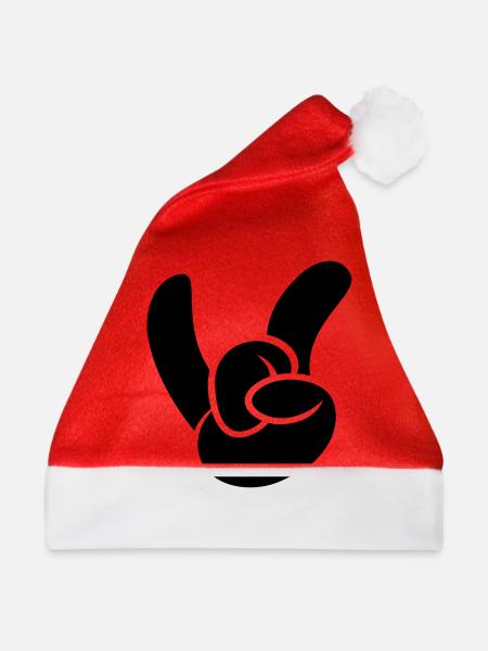 Rock on! - Weihnachtsmütze - Rot