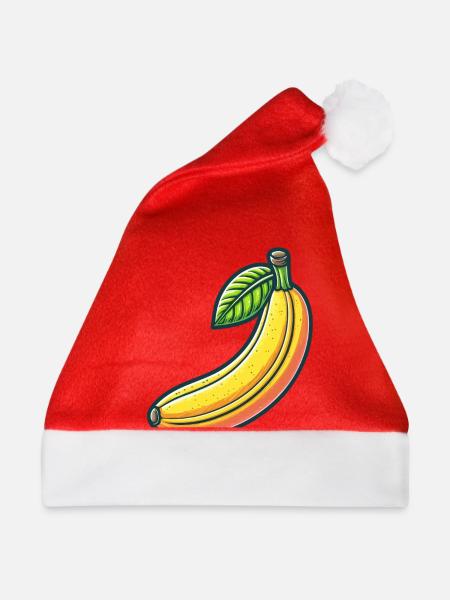 Frische Banane - Weihnachtsmütze - Rot