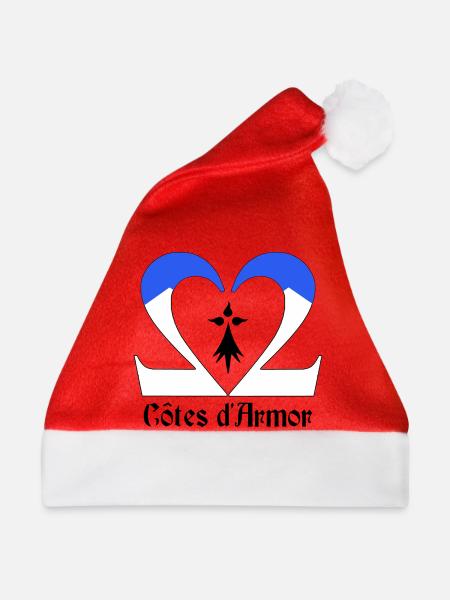 Côtes d'Armor - Weihnachtsmütze - Rot