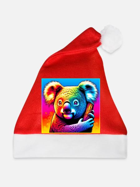 Koala - Weihnachtsmütze - Rot