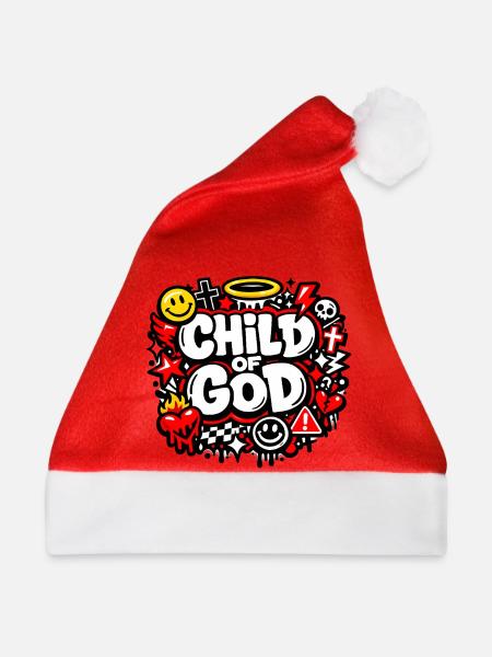 Child of God - Weihnachtsmütze - Rot