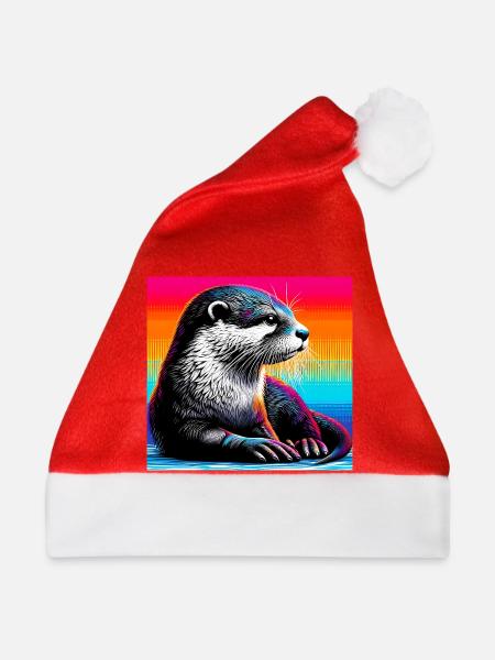 Otter - Weihnachtsmütze - Rot