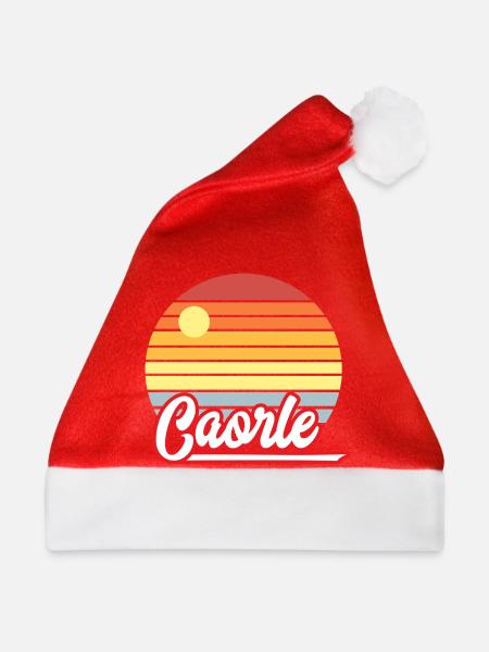 Caorle, Urlaub - Weihnachtsmütze - Rot