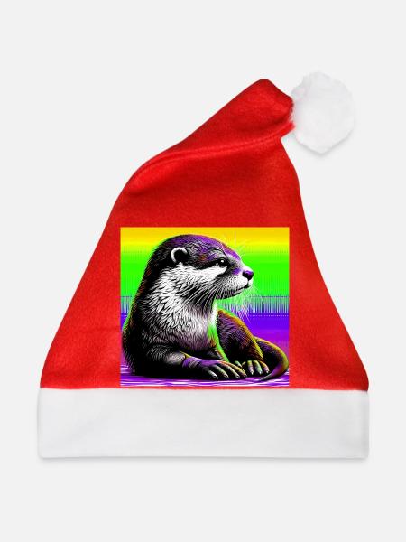 Otter - Weihnachtsmütze - Rot