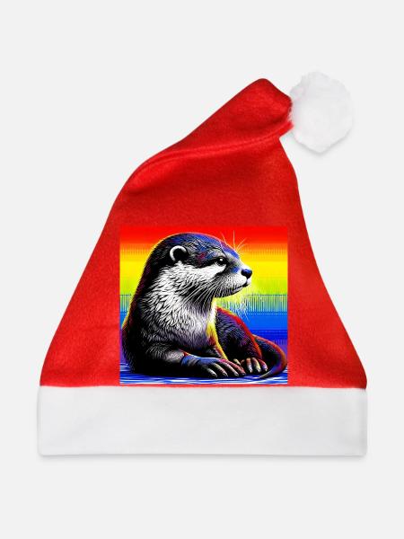 Otter - Weihnachtsmütze - Rot
