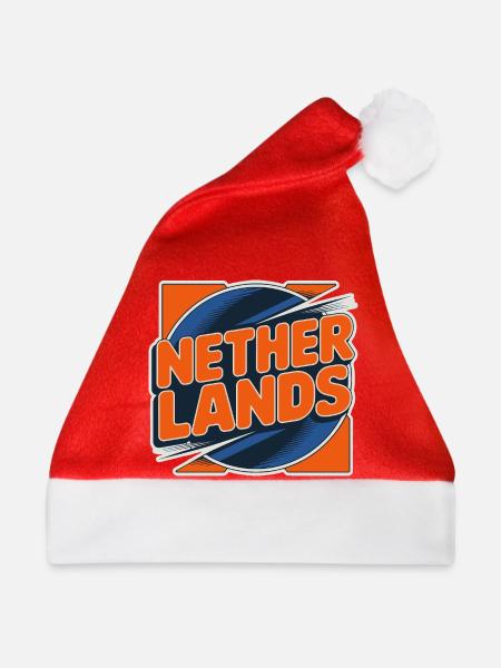 Netherlands - Weihnachtsmütze - Rot - Vorne