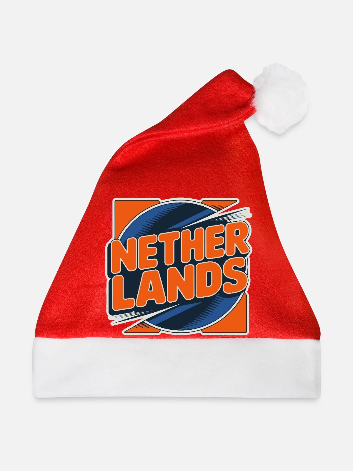 Netherlands - Weihnachtsmütze - Rot - Vorne