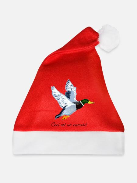 Ceci est un Canard - Weihnachtsmütze - Rot