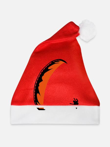 Gleitschirm Bodenspirale - Weihnachtsmütze - Rot