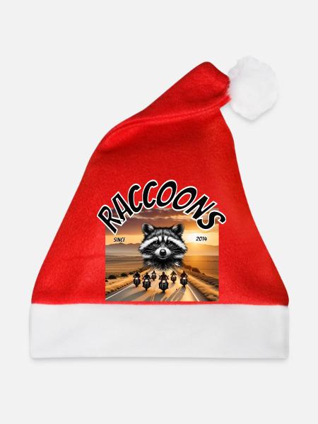 Raccoons - Weihnachtsmütze - Rot