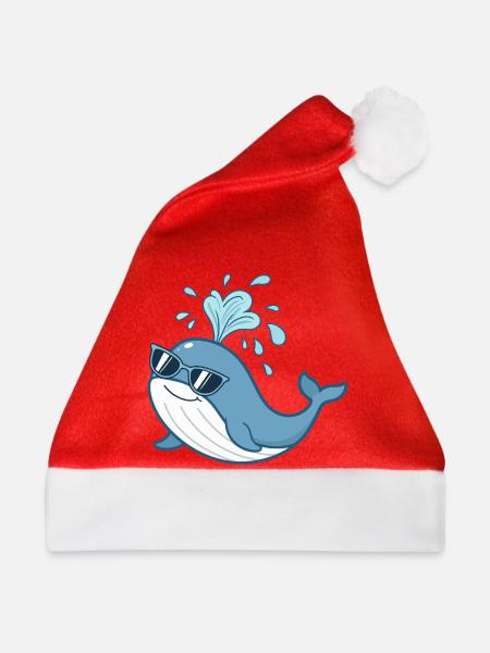 Solare Blauwalbrille - Weihnachtsmütze - Rot