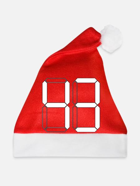 NUMMER 43 Dreiundvierzig Geschenk Digital - Weihnachtsmütze - Rot