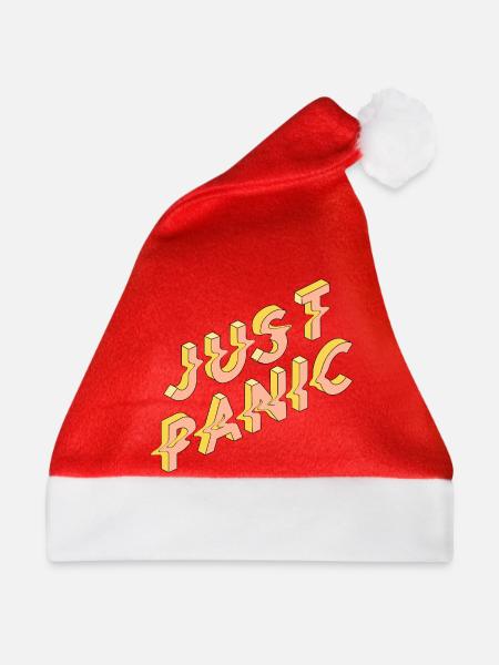 Justy Paklic 3D Schriftzug - Weihnachtsmütze - Rot