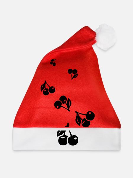Kirschen symbol - Weihnachtsmütze - Rot