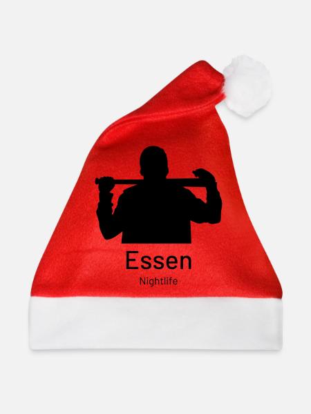 Essen. Nightlife - Weihnachtsmütze - Rot