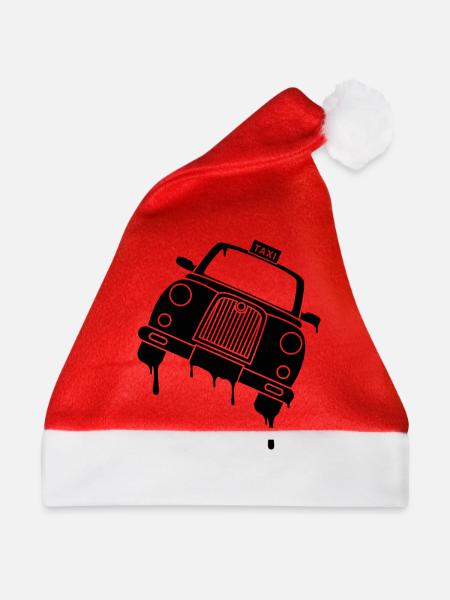 Taxi - Weihnachtsmütze - Rot