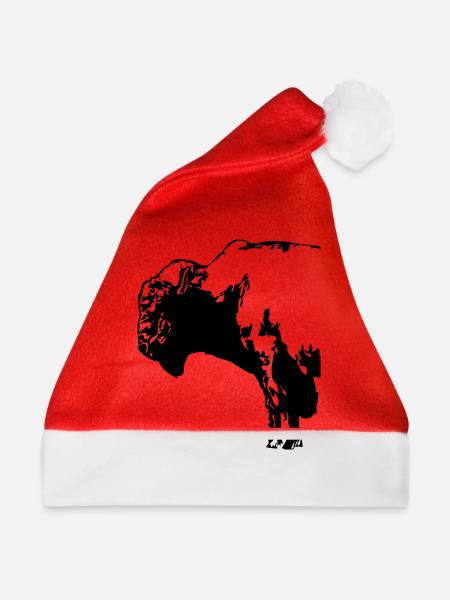 Buffalo - Bull - Weihnachtsmütze - Rot