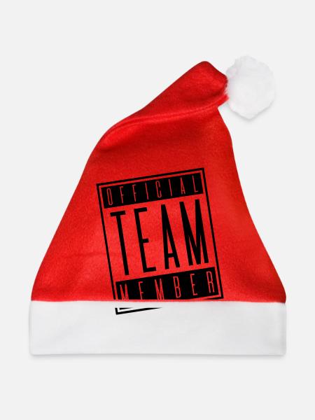 team member official - Weihnachtsmütze - Rot