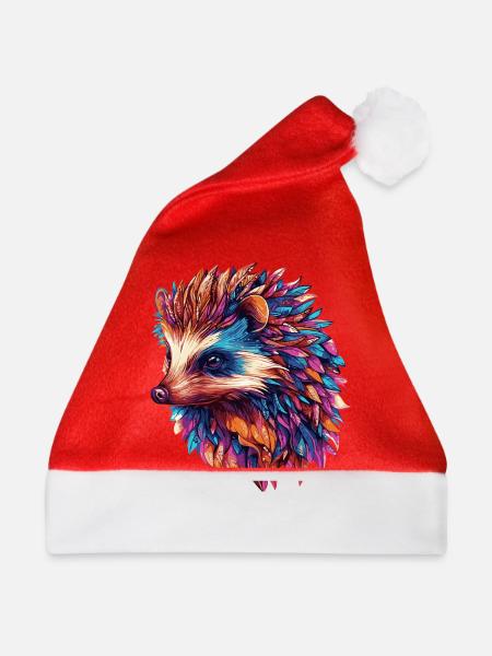 Igel Bunt - Weihnachtsmütze - Rot