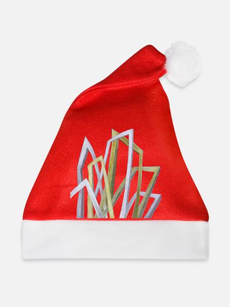 Abstrakte Formen - Weihnachtsmütze - Rot