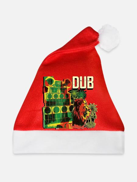 Dub Reggae Soundsystem Session - Weihnachtsmütze - Rot