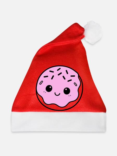 Donut Cute - Weihnachtsmütze - Rot